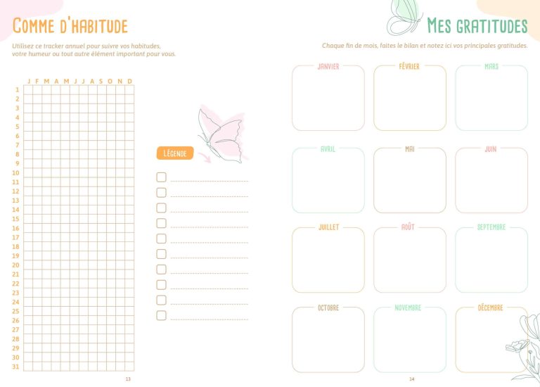 agenda développement personnel