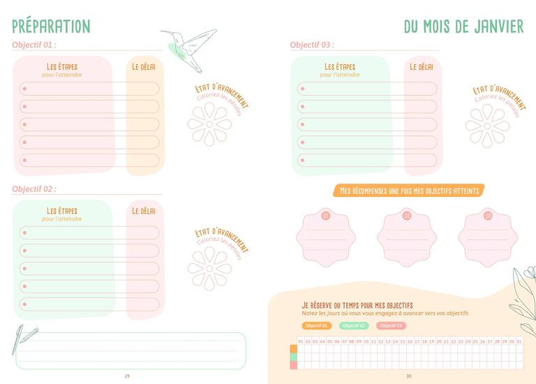 agenda développement personnel
