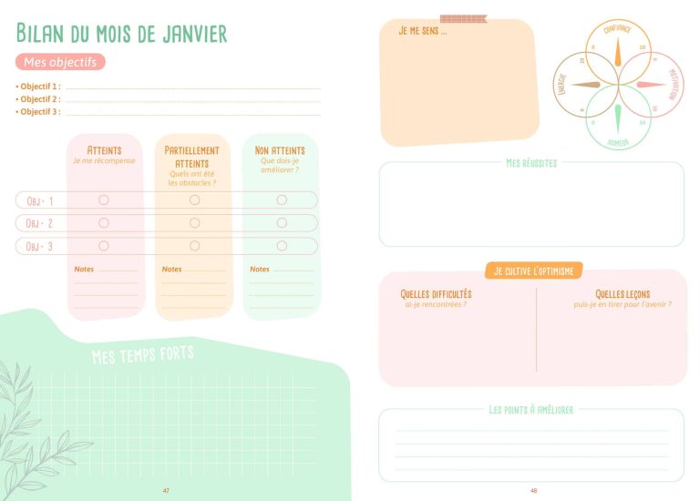 agenda développement personnel
